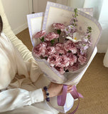 Soft Lavender- Carnation Bouquet