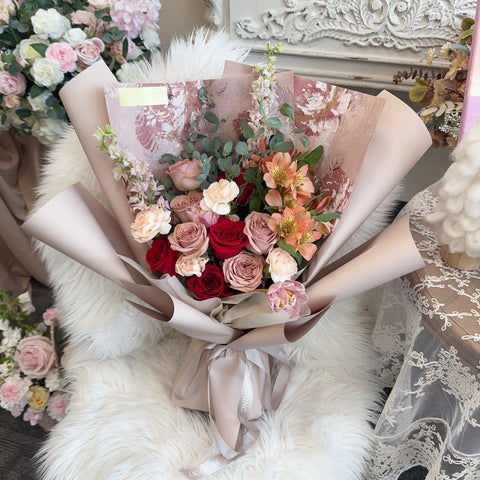 Graceful Days-Mixed Flowers Bouquet