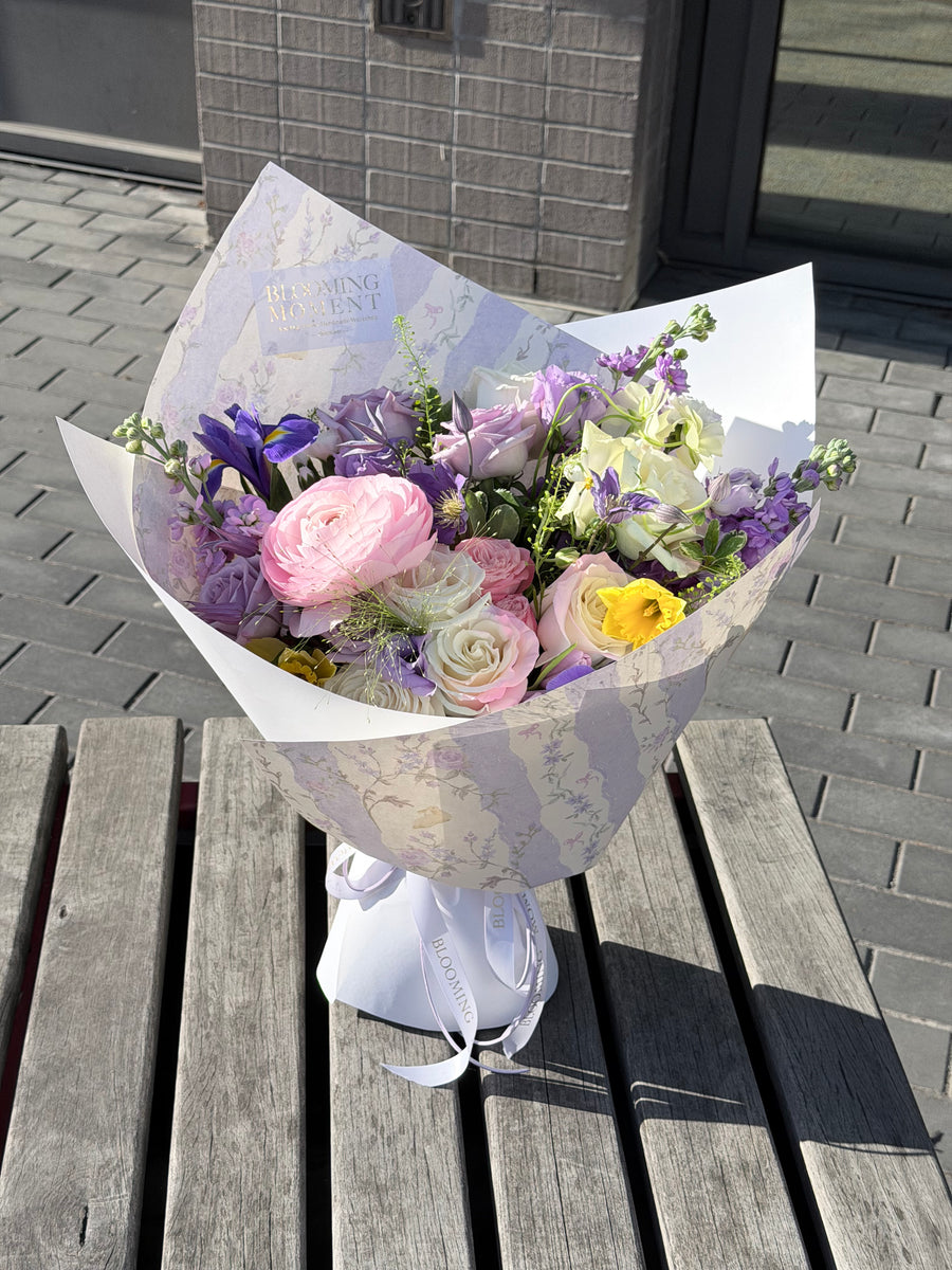 Monet Garden Bouquet | Pastel Mixed Flowers