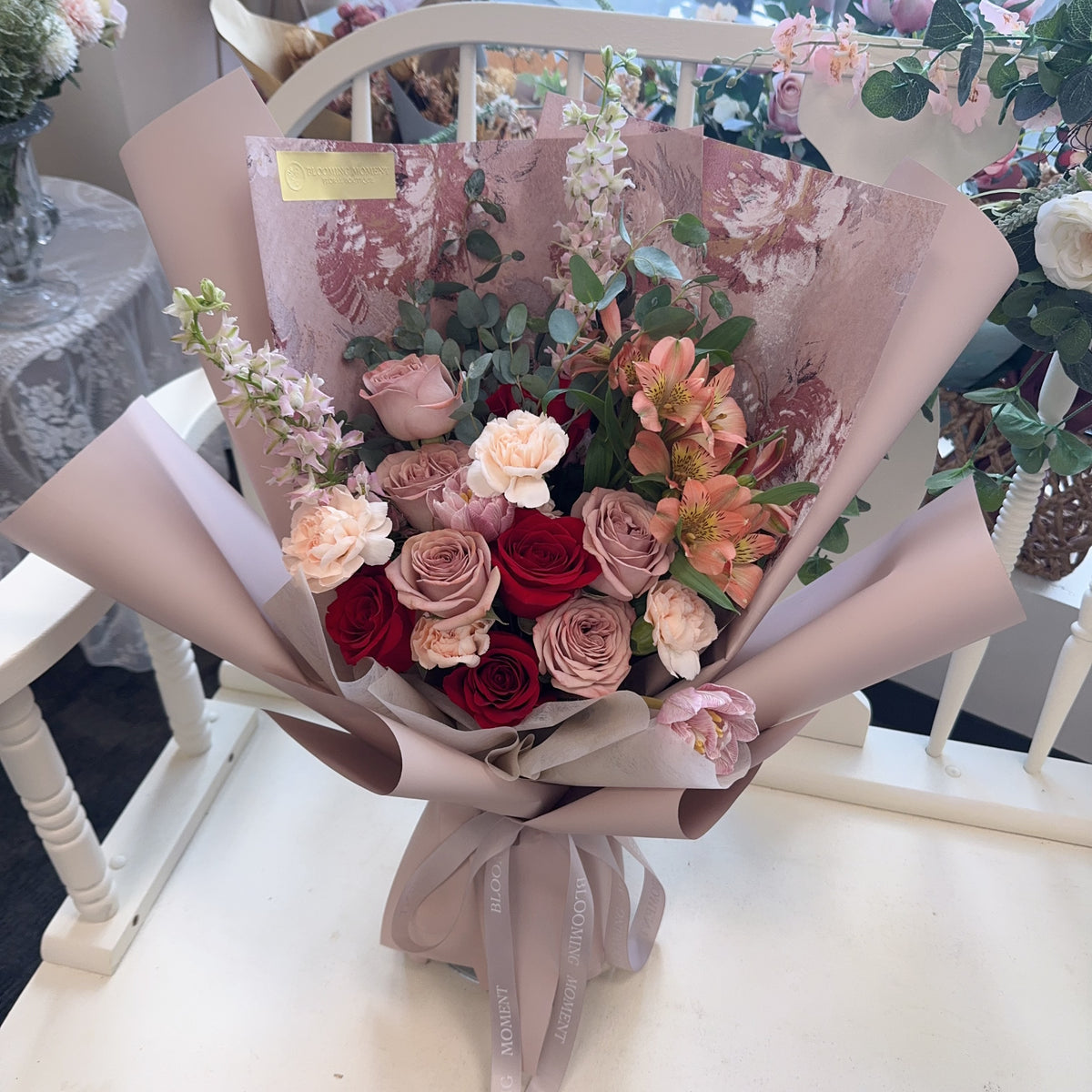 Graceful Days-Mixed Flowers Bouquet