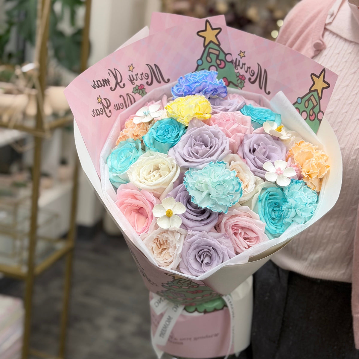 Pastel Fairytale Rose Bouquet