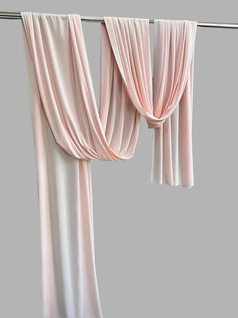 Blush Pink Draping Fabric