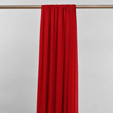 Red Draping Fabric
