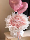 Heartbeat Moment – Pink Rose Balloon Bouquet