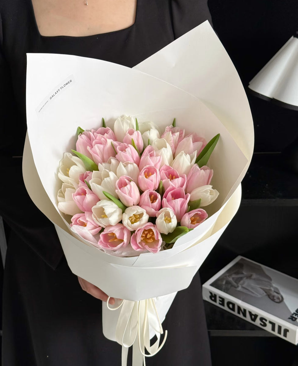 Pure Garden Blush Snow Tulips
