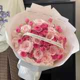 Blush Heart – Romantic Pink Rose Bouquet