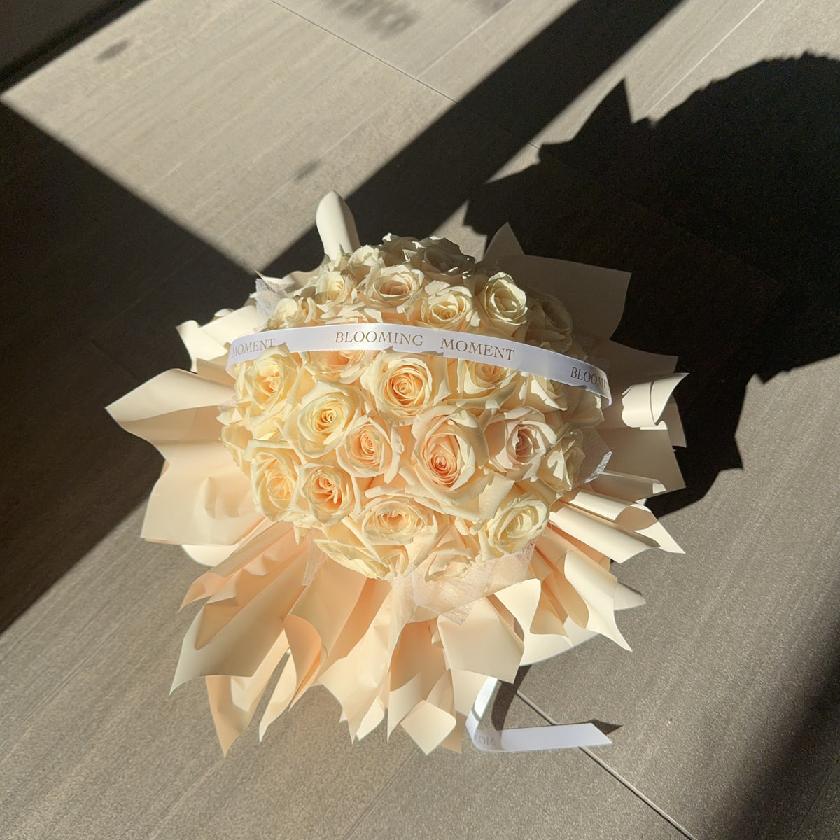 Champagne Cloud-Rose Bouquet