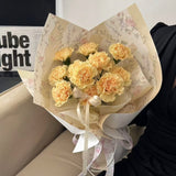 Creamy Affection-Carnation Bouquet