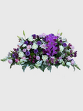Purple Rose & Orchid Casket Spray 2
