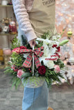 Christmas Flower Basket