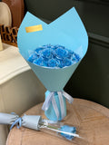 Blue Rose Bouquet 12 Steams
