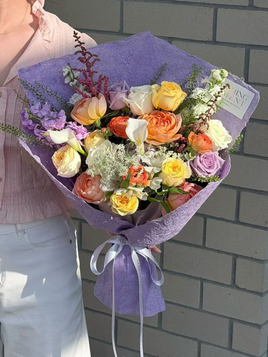 Pastel Mixed Flower Bouquet