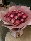 Lush Pink Rose Bouquet