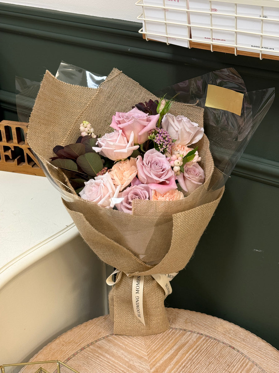 Vintage Blush Rose Bouquet