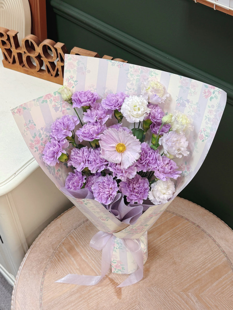 Lavender Carnation Bouquet