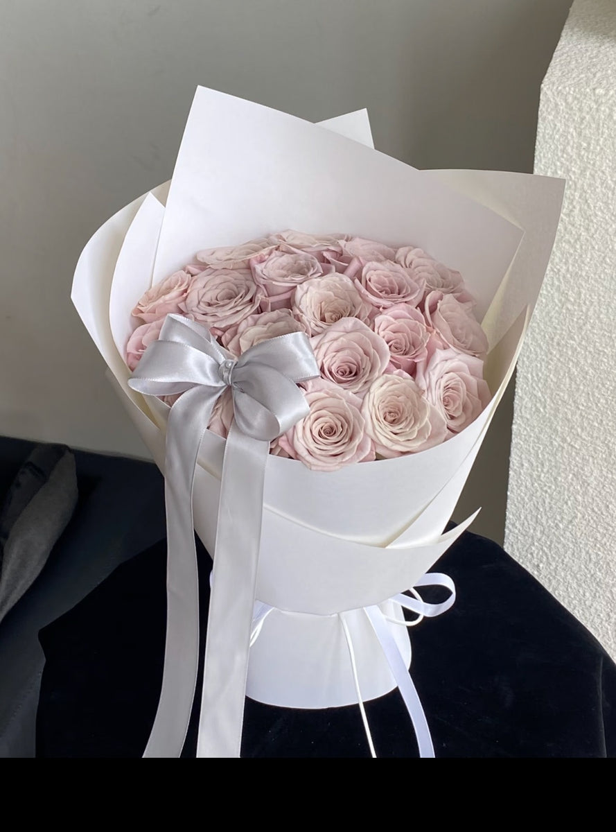 Dusty Pink Rose Bouquet
