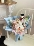 Pink & Ivory Graduation Bouquet