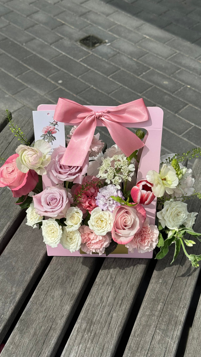 Blush Pink Floral Gift Box