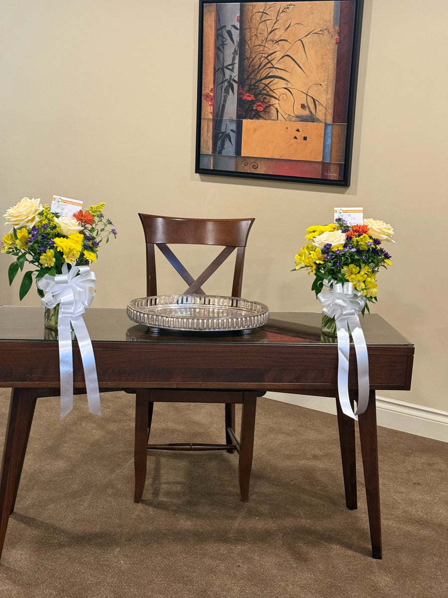 Golden Memories Sympathy Arrangement