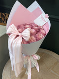 Blush Ribbon | Pink Rose Bouquet