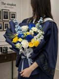 Graduation In Blue Tones