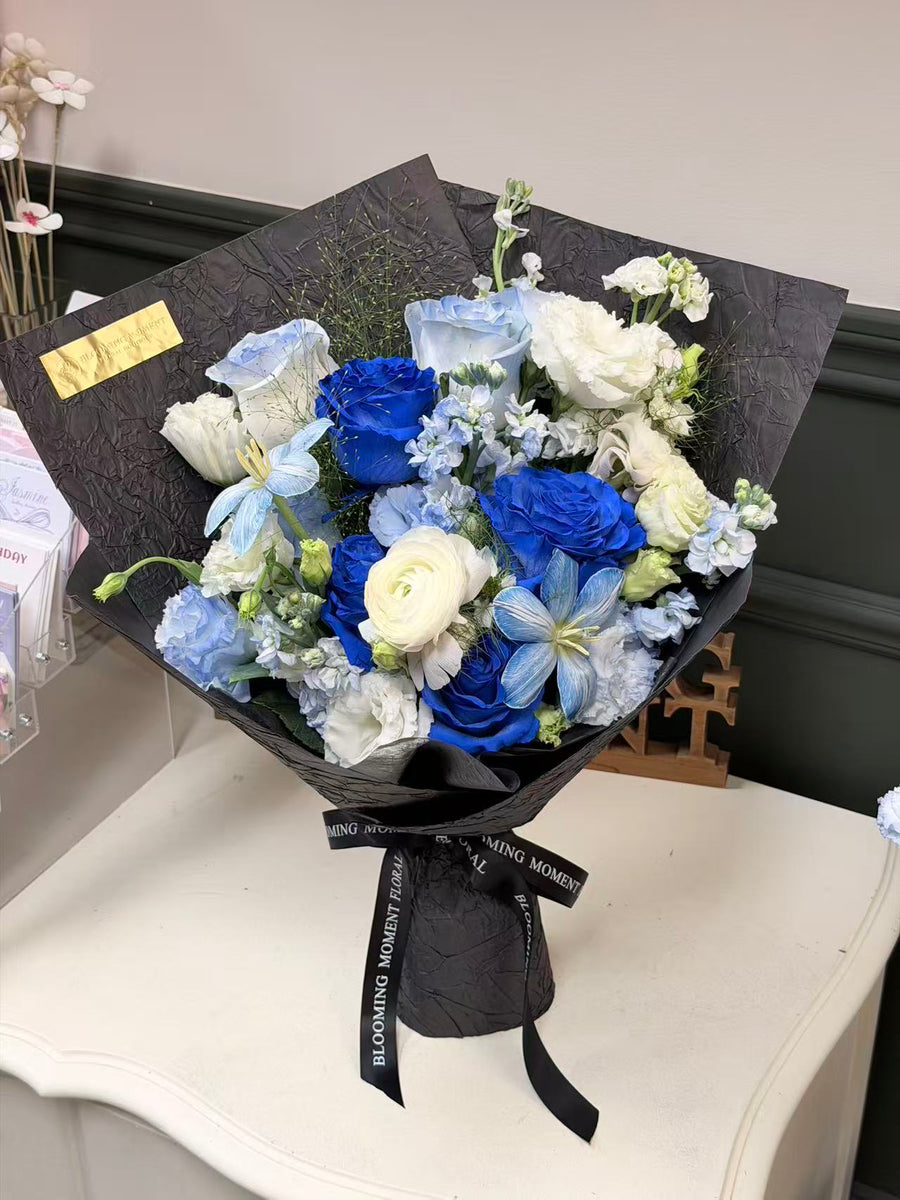 Blue Bouquet for Him