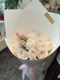 White O’Hara with Tulip