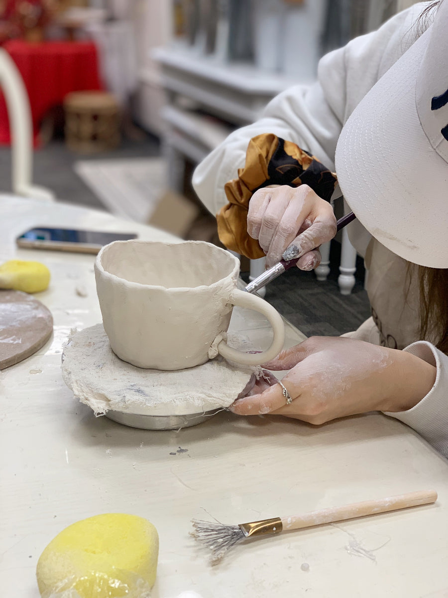 Hand-building Mugs for 2ppl