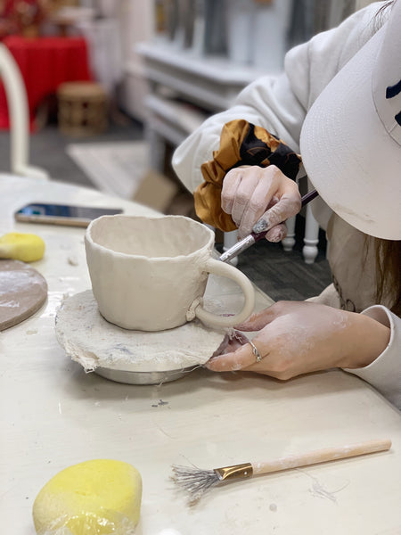 Hand-building Mugs for 2ppl 雙人手捏杯