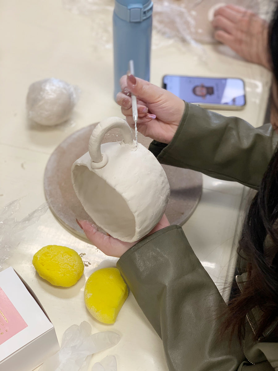 Hand-building Mugs for 2ppl