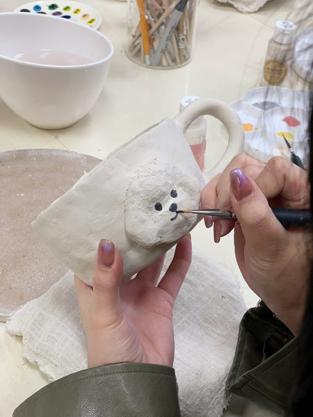 Hand-building Mugs for 2ppl 雙人手捏杯