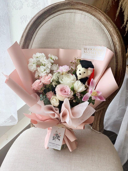 Graduation Bear Bouquet小熊毕业花束