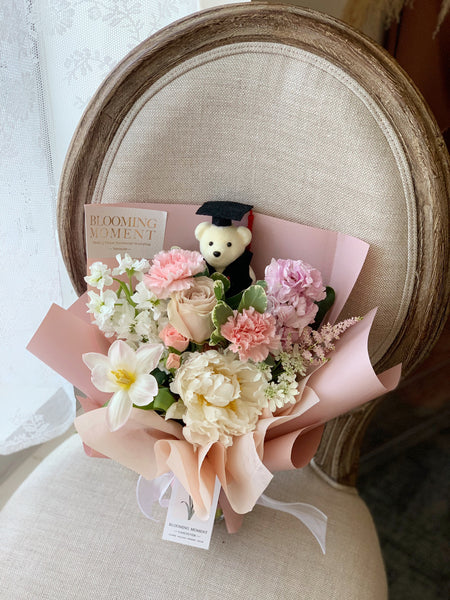 Graduation Bear Bouquet小熊毕业花束