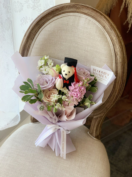 Graduation Bear Bouquet小熊毕业花束