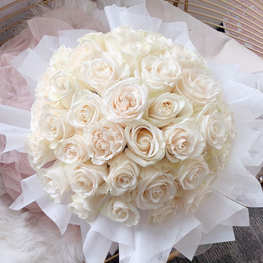 White Rose Bouquet