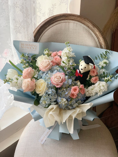 Graduation Bear Bouquet小熊毕业花束