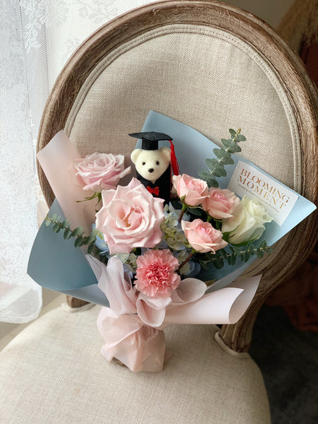 Graduation Bear Bouquet小熊毕业花束