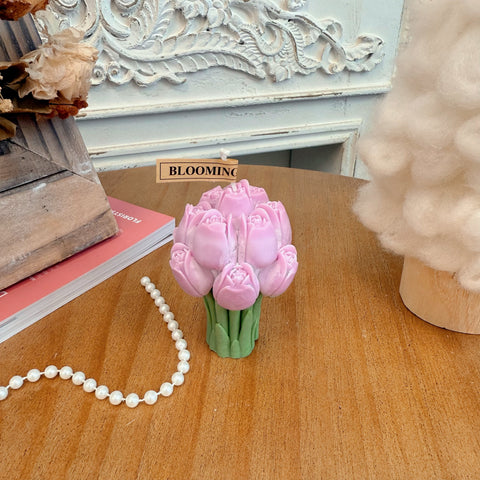 Tulip Bouquet Candle