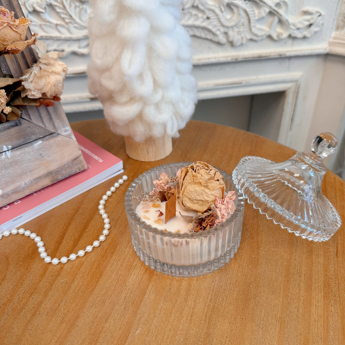 Floral Jar Candles