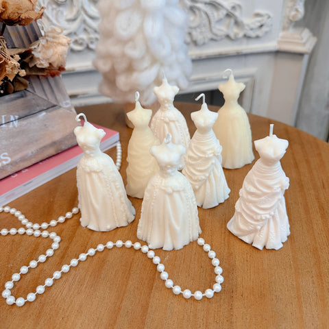 Bridal Dress Candles