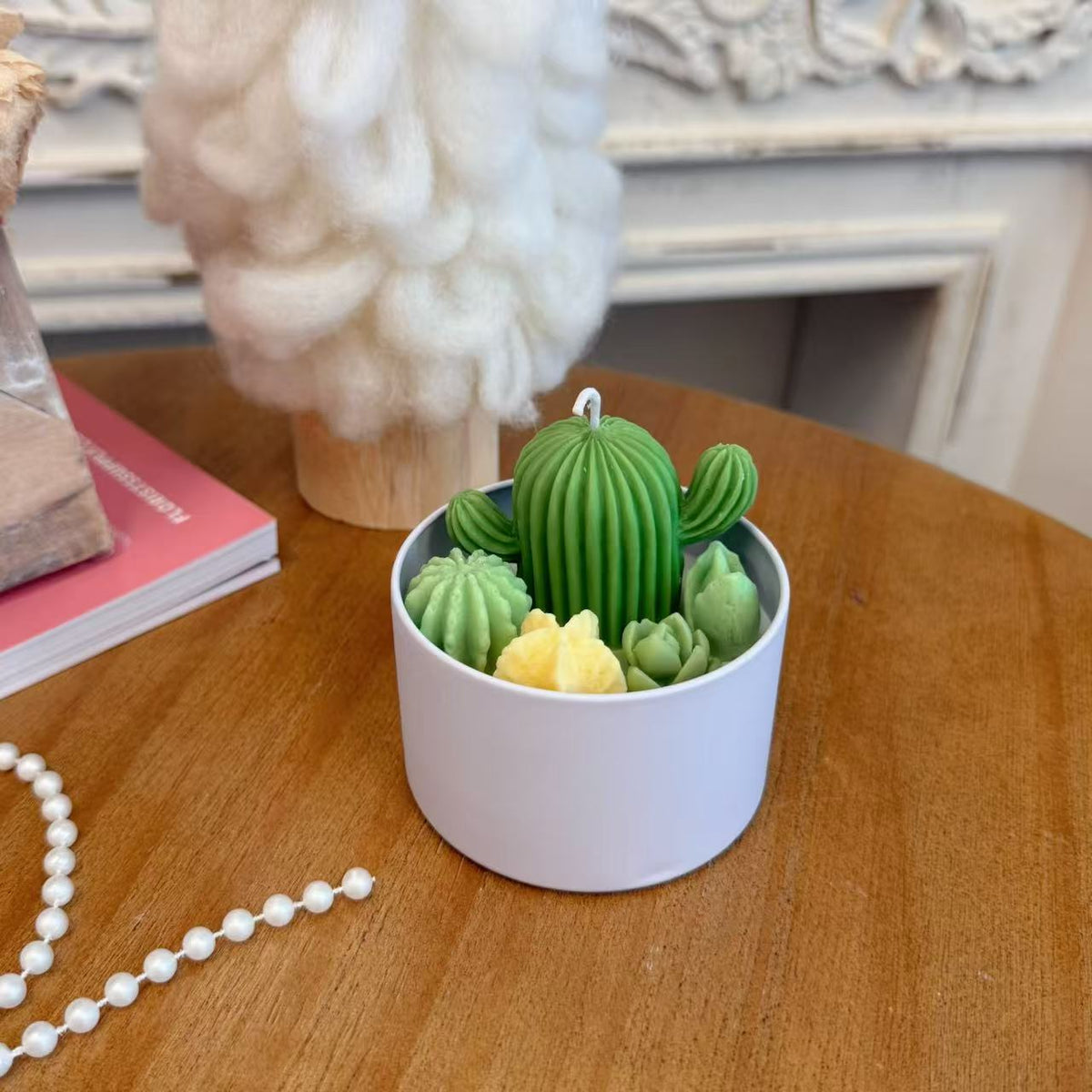 Succulent Garden Candles