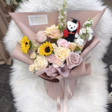 Sunlit Journey-Graduation Bear Bouquet