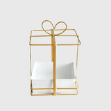 Gold Gift Box Afternoon Tea Tray