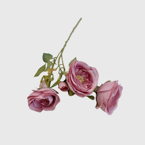Purple Garden Rose Spray