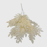 Cream White Fern Vine