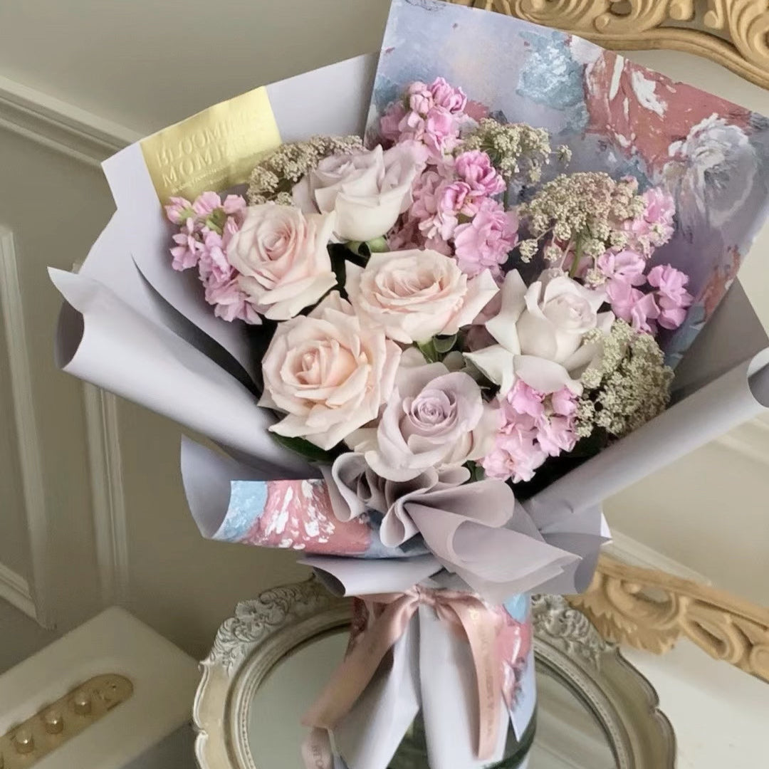 Whispered Letter-Mixed Flowers Bouquet
